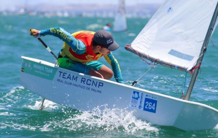 Xavier García Ollé es el primer líder del Europeo de Optimist xavier garc - Xavier García Ollé es el primer líder del Europeo de Optimist