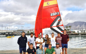 Primera cita internacional en Lanzarote para el equipo olímpico de iQFoil