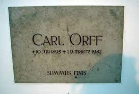 En Marzo pero de 1982, falleció Carl Orff - Carmina Burana