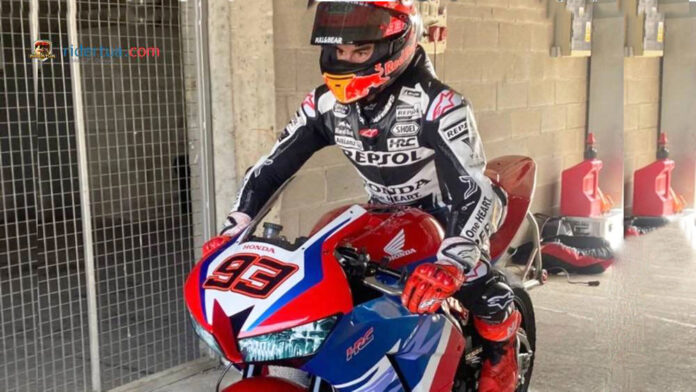 ¿Vuelve Marc Márquez en breve? Prueba ocular con una cbr600rr marc rquez - ¿Vuelve Marc Márquez en breve? Prueba ocular con una cbr600rr