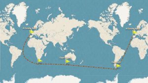 Italian Simone Camba is the 46th skipper to enter the Global Solo Challenge 2023/2024
