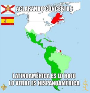 Ni Latinoamérica , ni Iberoamérica; SE DICE HISPANOAMÉRICA - a ver si hablamos con propiedad