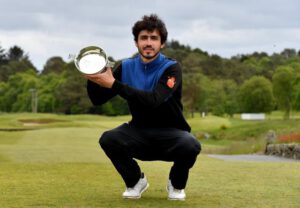 Primera victoria de Javier Sainz como profesional en el Farmfoods Scottish Challenge