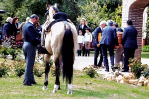 Ángel Peralta, primer rejoneador en torear en San Isidro.
