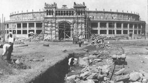 7 de julio pero de 1922, se inauguró la Plaza de Toros de Pamplona