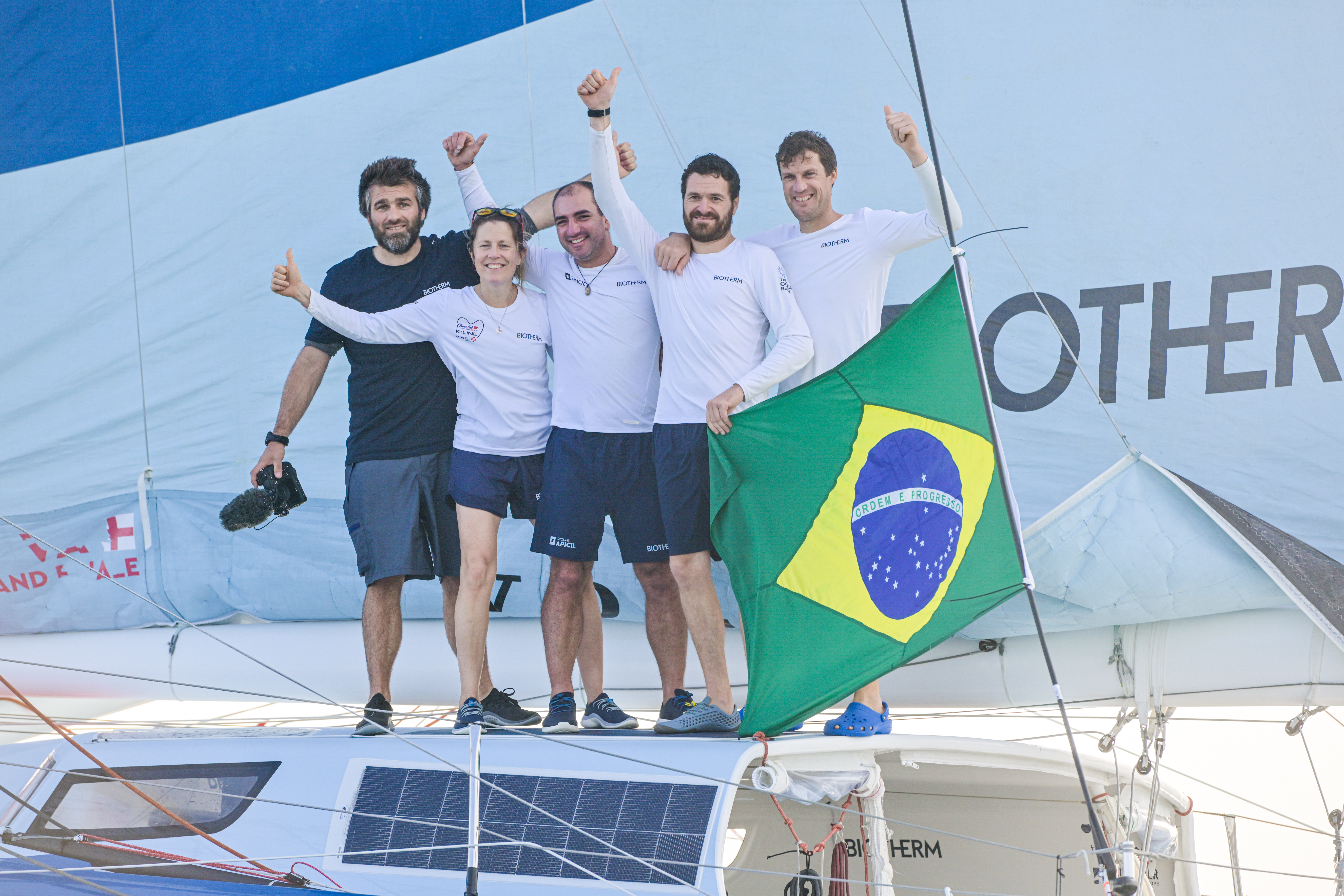 El 11th Hour Racing Team logra el tercer lugar, dejando al Biotherm en cuarta plaza en la meta de Itajaí