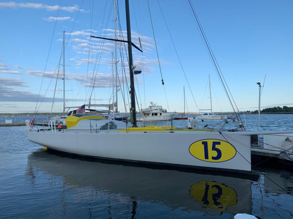 David Linger prepara su Class 40 david linger - David Linger prepara su Class 40