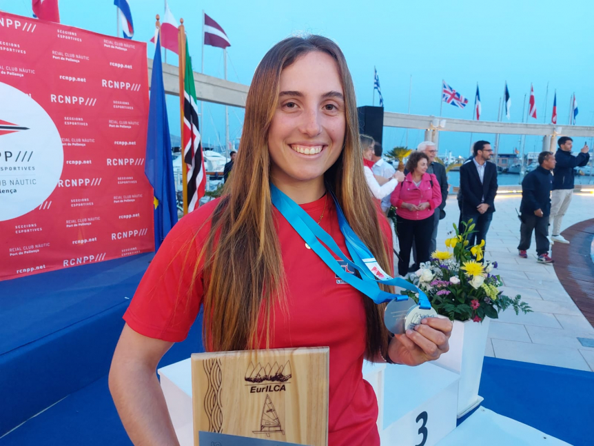 Claudia Adán, subcampeona de Europa de ILCA 6 claudia europa - Claudia Adán, subcampeona de Europa de ILCA 6