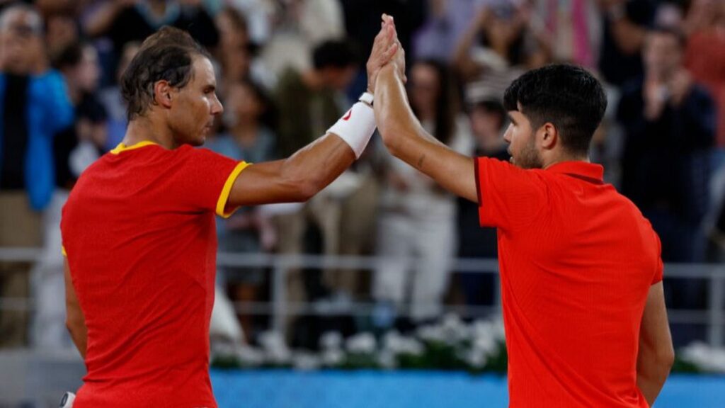 Nadal – Alcaraz, la nueva pareja declara intenciones con una peleada victoria en París 2024 nadal alcaraz - Nadal – Alcaraz, la nueva pareja declara intenciones con una peleada victoria en París 2024