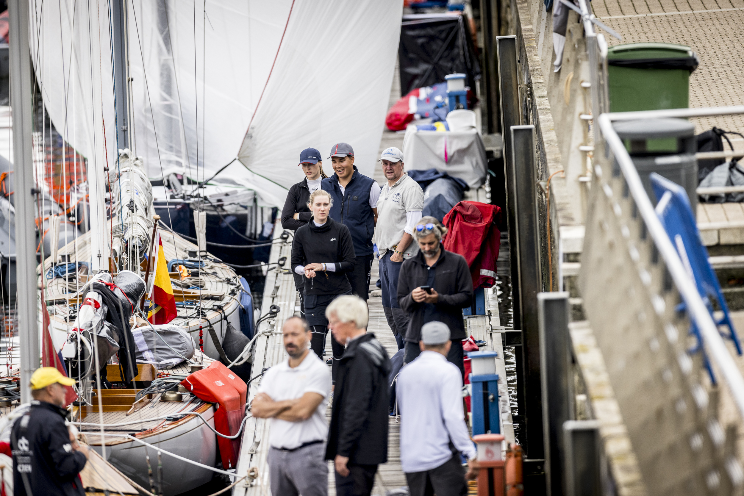 El viento frena a la flota en la cuarta jornada del Trofeo Xacobeo