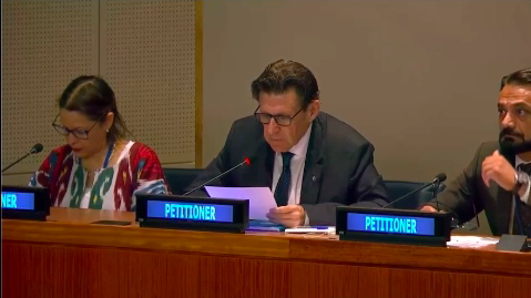 Altamirano denuncia en ONU New York la inhumana situación de la infancia en Tinduf Altamirano denuncia en ONU New York la inhumana situación de la infancia en Tinduf