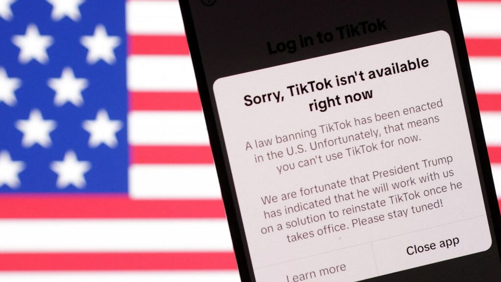 TikTok deja de funcionar en Estados Unidos horas antes de la entrada en vigor del veto legal tiktok estados - TikTok deja de funcionar en Estados Unidos horas antes de la entrada en vigor del veto legal