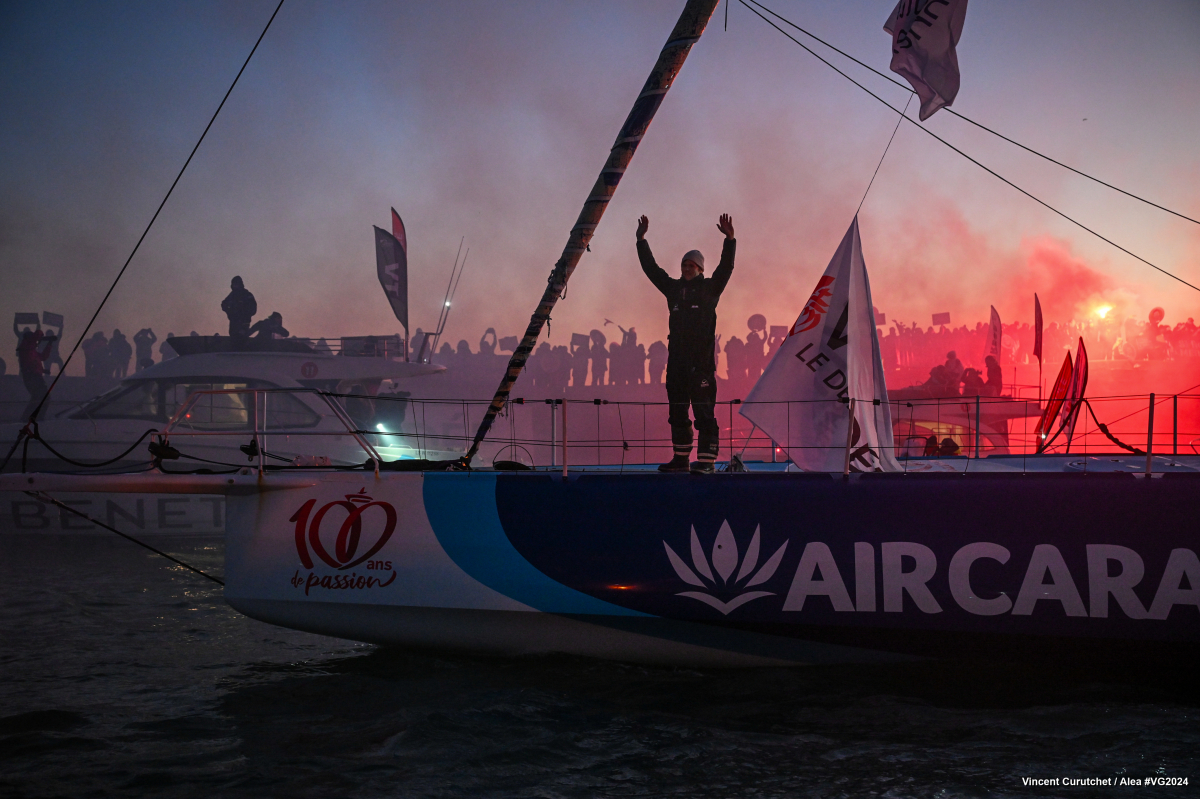 Sébastien Simon, 3º en la Vendée Globe 2024