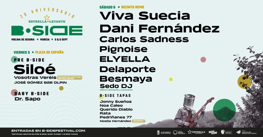 B-Side Festival 2025 celebra su 20º aniversario b-side festival - B-Side Festival 2025 celebra su 20º aniversario