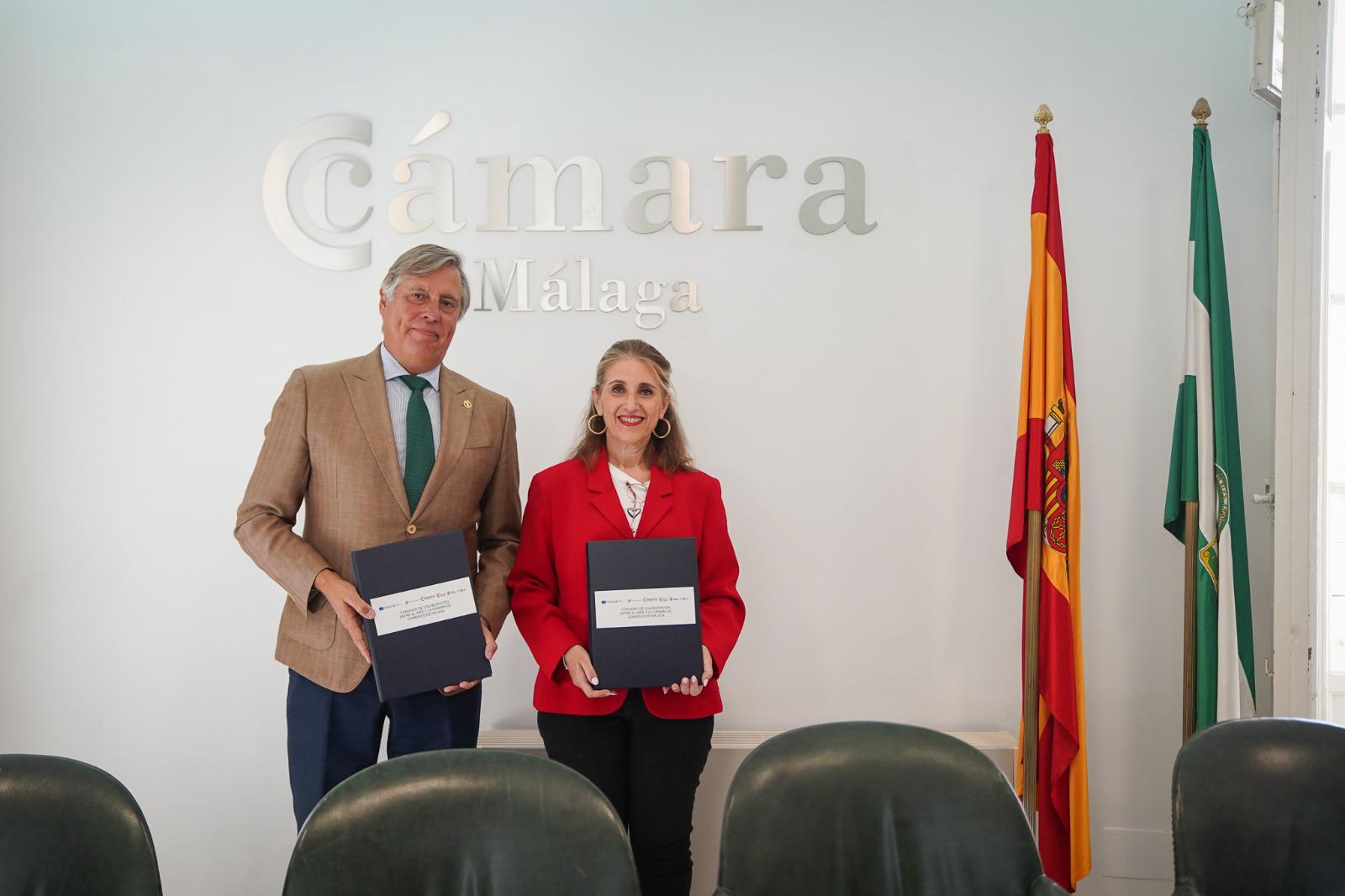 Ayuntamiento y Cámara de Comercio de Málaga, firman un nuevo convenio para recuperar empleos, fomentar el emprendimiento y aumentar la competitividad