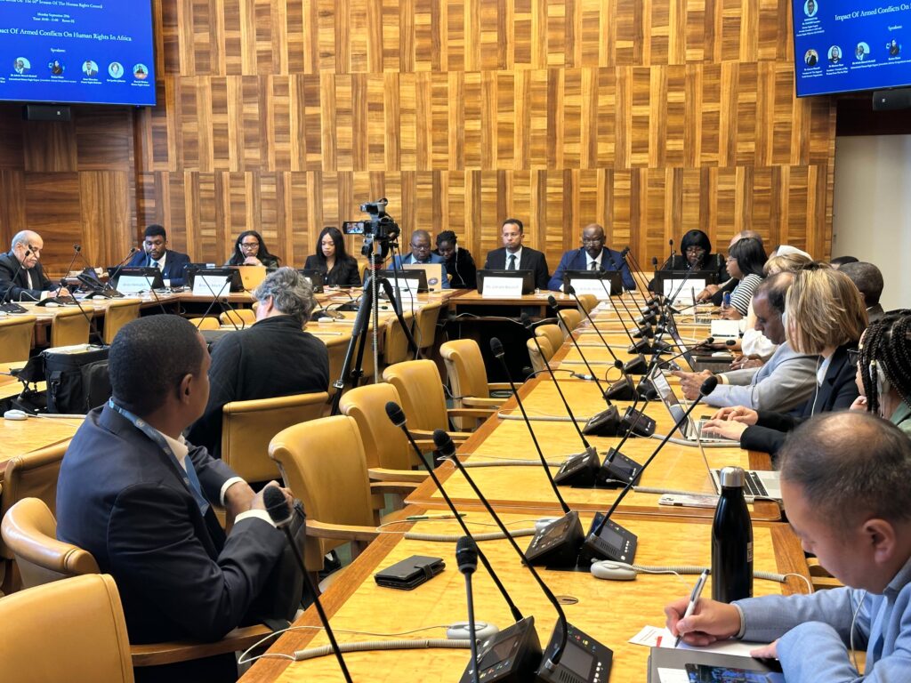 Ginebra: Un encuentro en Naciones Unidas destaca el impacto de los conflictos armados en los derechos humanos en África y denuncia las violaciones en los campamentos de Tinduf Ginebra: Un encuentro en Naciones Unidas destaca el impacto de los conflictos armados en los derechos humanos en África y denuncia las violaciones en los campamentos de Tinduf