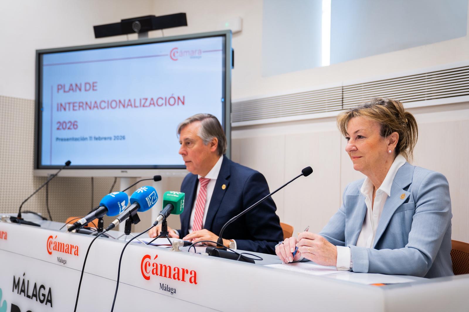 La Cámara reforzará la internacionalización de las empresas malagueñas con misiones en mercados estratégicos de Europa, África, Asia y América en 2026