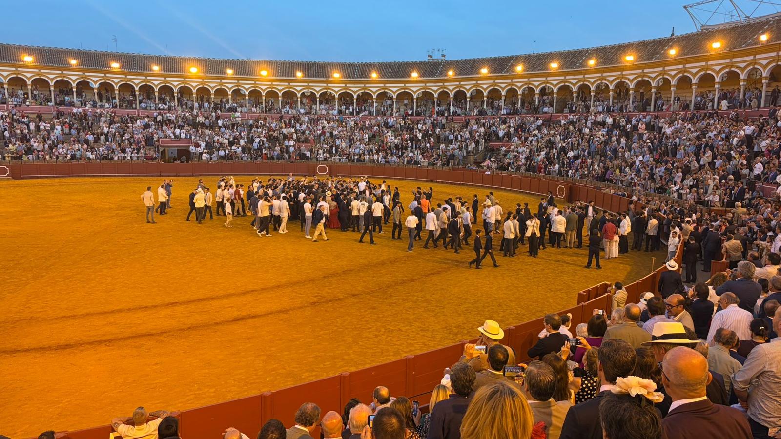 David de Miranda Consolidado tras su tarde en la Maestranza.