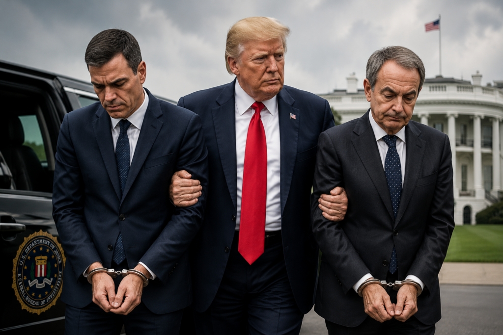 zapatero trump - Sánchez y Zapatero en manos de Trump.