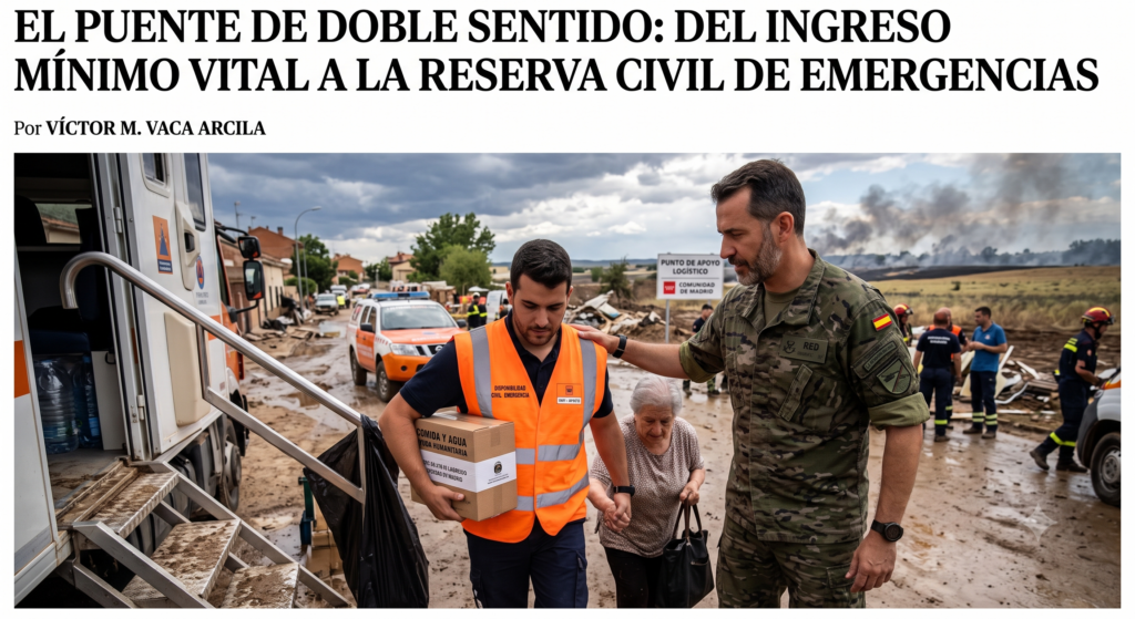 El puente de doble sentido: Del Ingreso Mínimo Vital a la Reserva Civil de Emergencias puente doble - El puente de doble sentido: Del Ingreso Mínimo Vital a la Reserva Civil de Emergencias